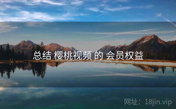 总结 樱桃视频 的 会员权益